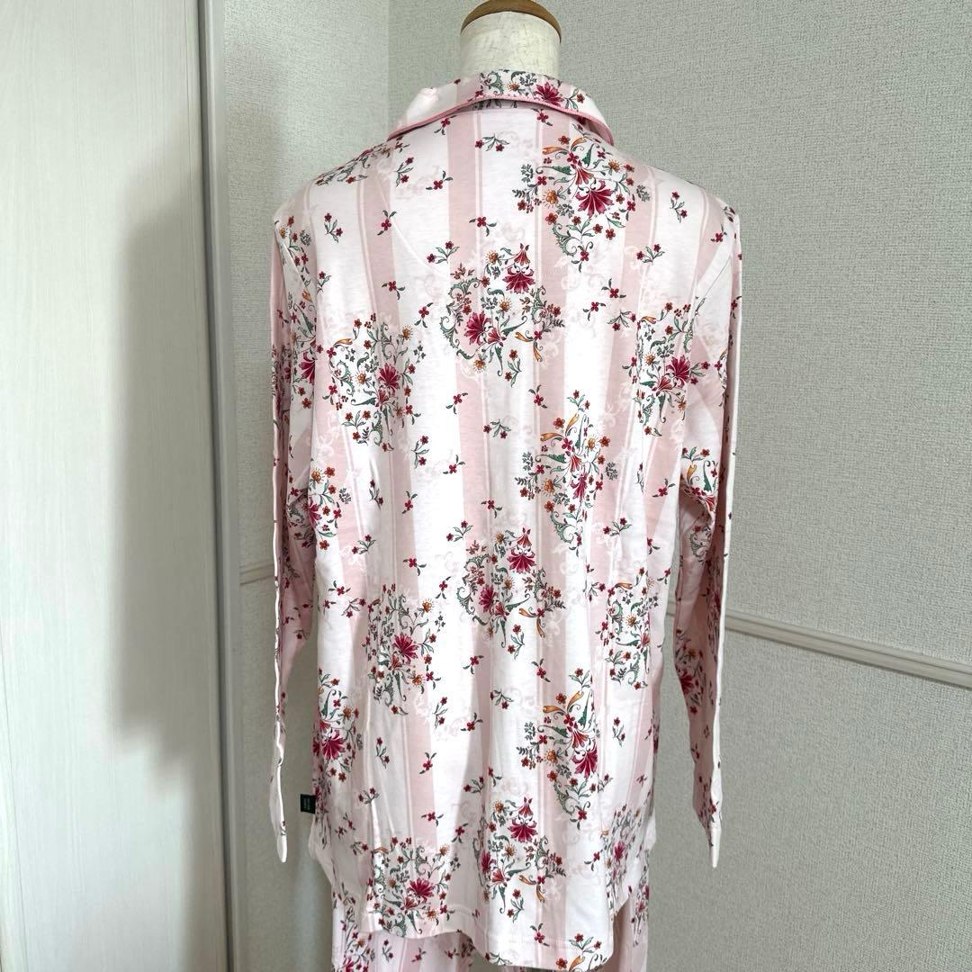 新品未使用タグ付　ワコールミントン　保温性暖かパジャマ　Lサイズ　ピンク