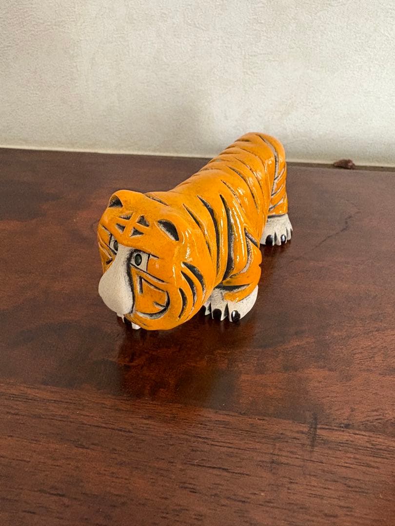 ビンテージアーテサニア・リンコナダ ハンドメイド トラ 親子　ウルグアイ