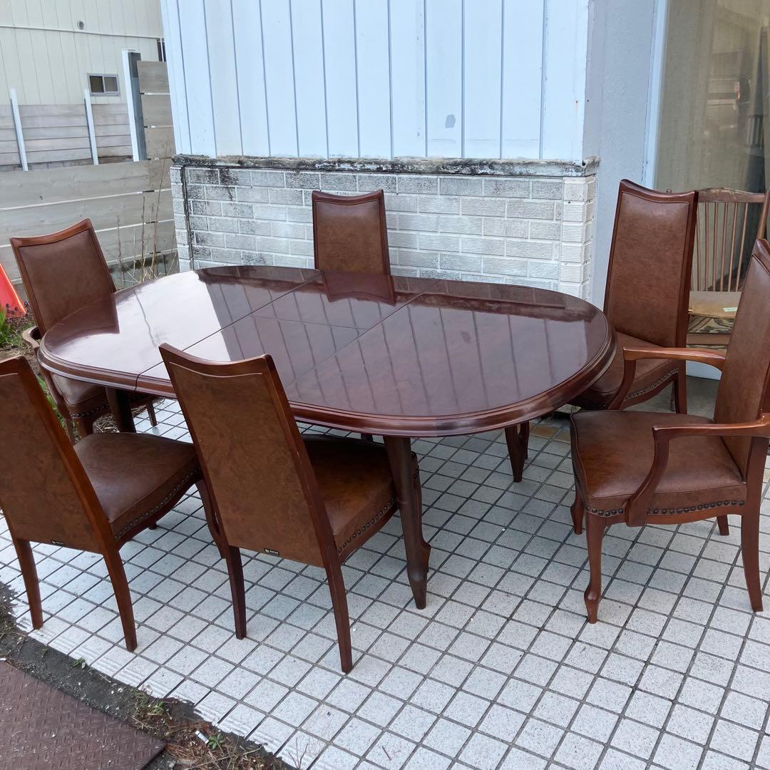 ③北欧レトロ マルニ 木製椅子 鋲打ちダイニングチェア ロビーチェアアームチェア