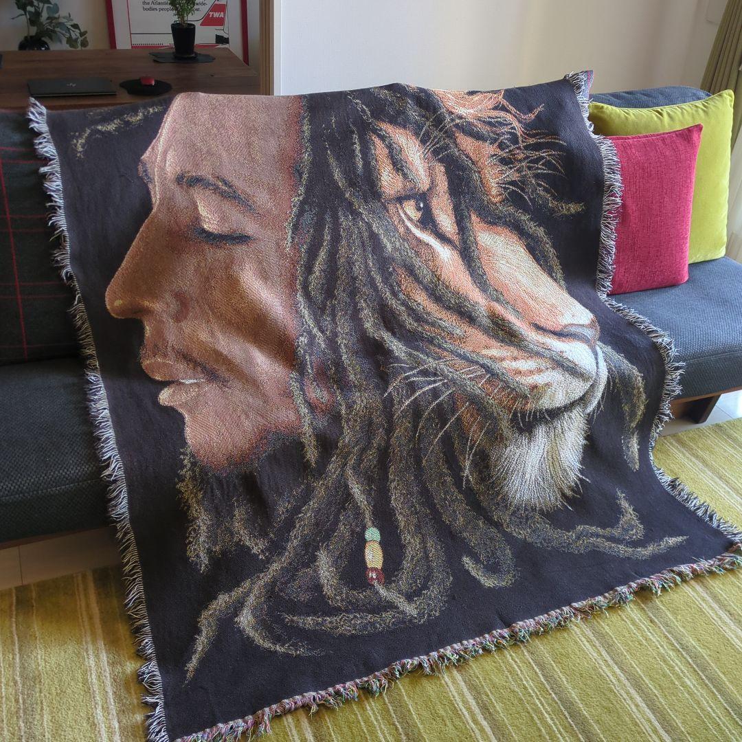 【超希少】ボブ・マーリー アメリカ製 ビンテージラグ タペストリー カーペット