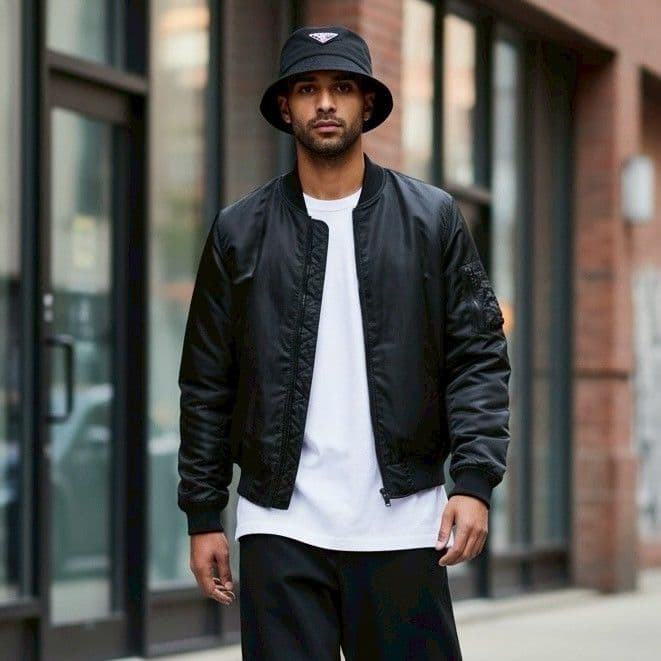 【m4】PHAT FARM フライトジャケット MA-1 90s〜00s 激レア