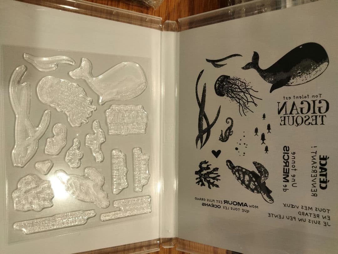 再値下げ！未使用　くじらパンチ＆スタンプ　スタンピンアップ