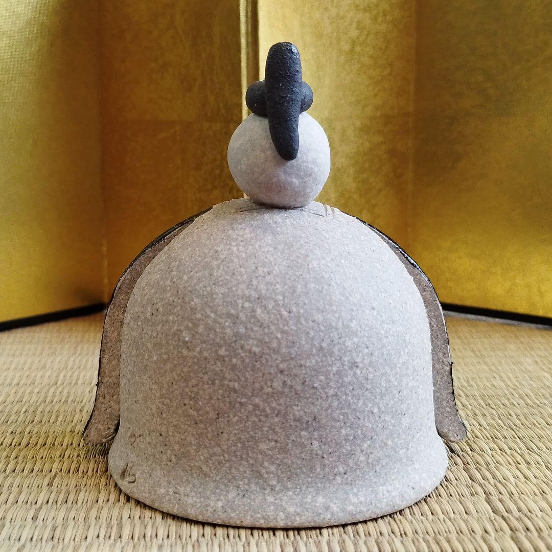 値下げ【新品・未使用】屏風・ぼんぼり付き　信楽焼　雛人形　ひな祭り