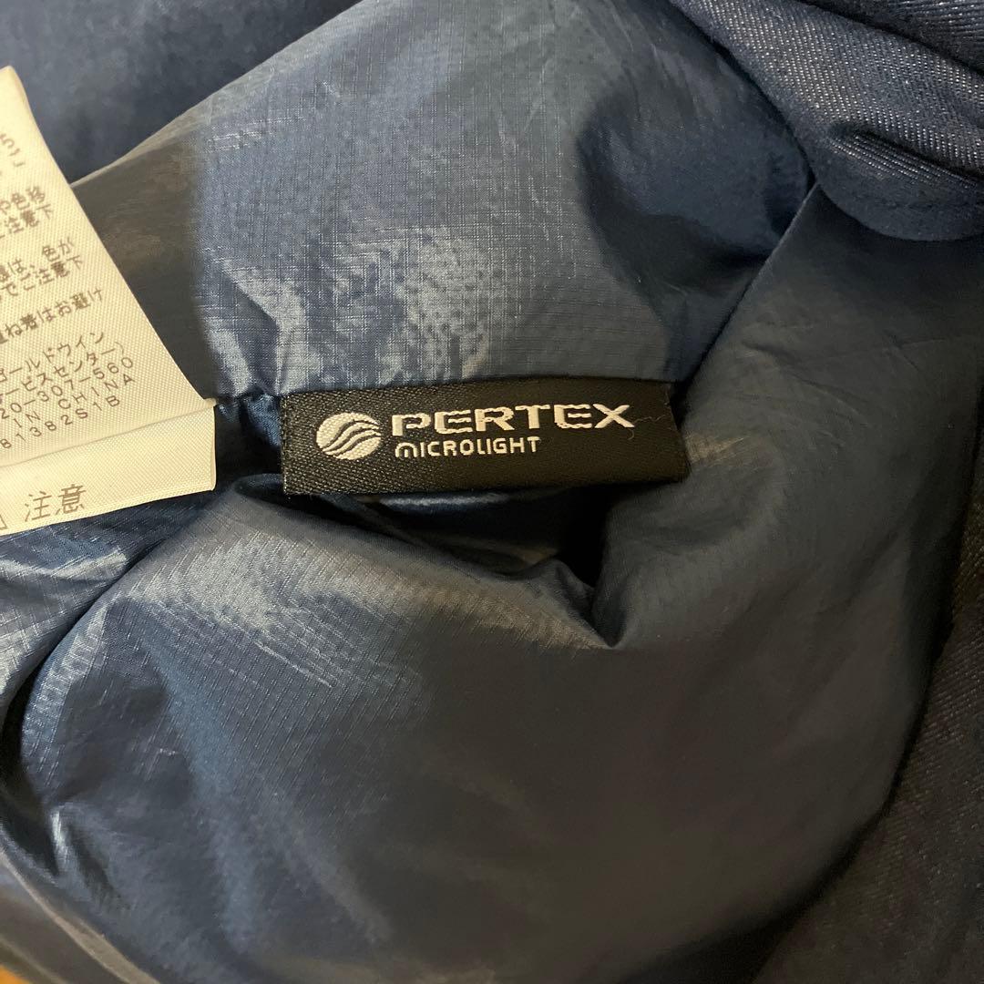 美品　ノースフェイス　ステンカラーコート　デニムネイビー　チャオパニックコラボ