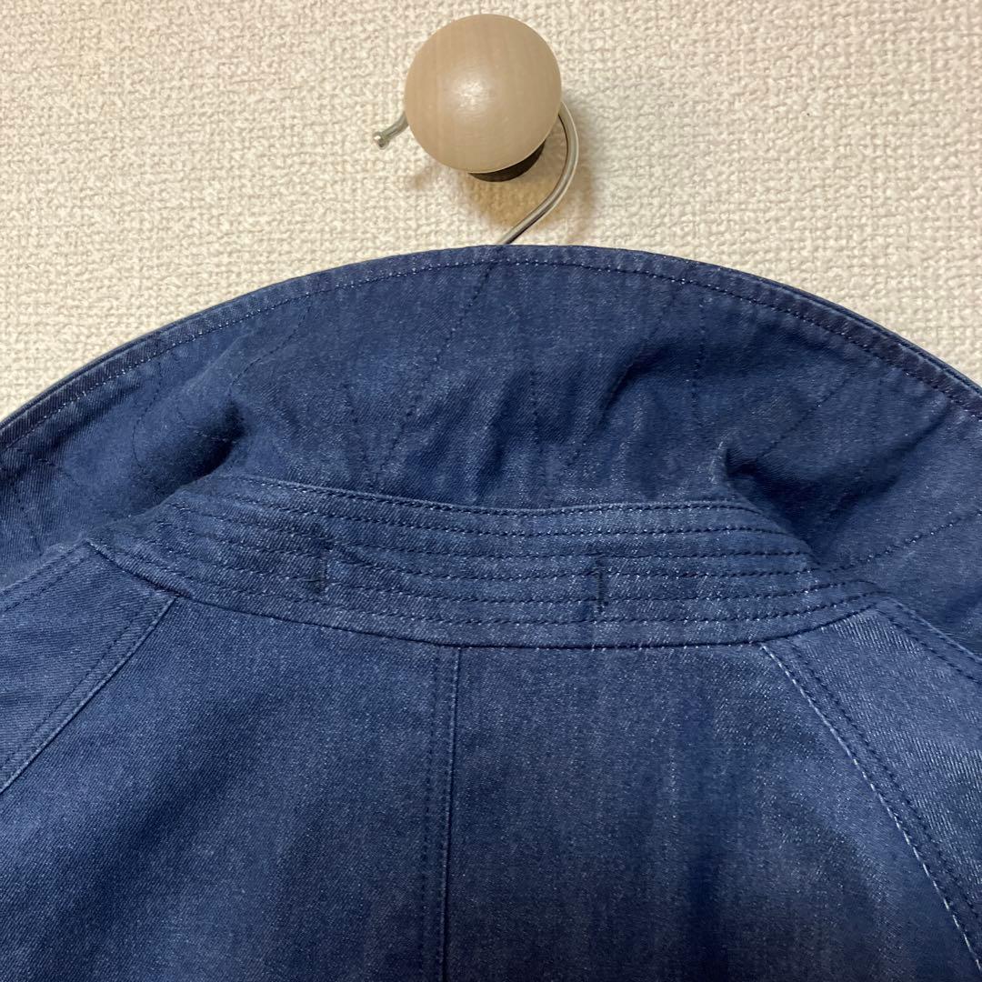 美品　ノースフェイス　ステンカラーコート　デニムネイビー　チャオパニックコラボ