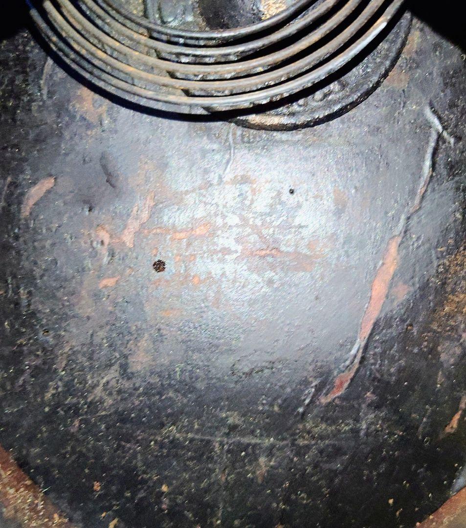 〈完動・美品〉精工舎　硝子絵　小型花ぼたん八角ゼンマイ振り子時計　古時計