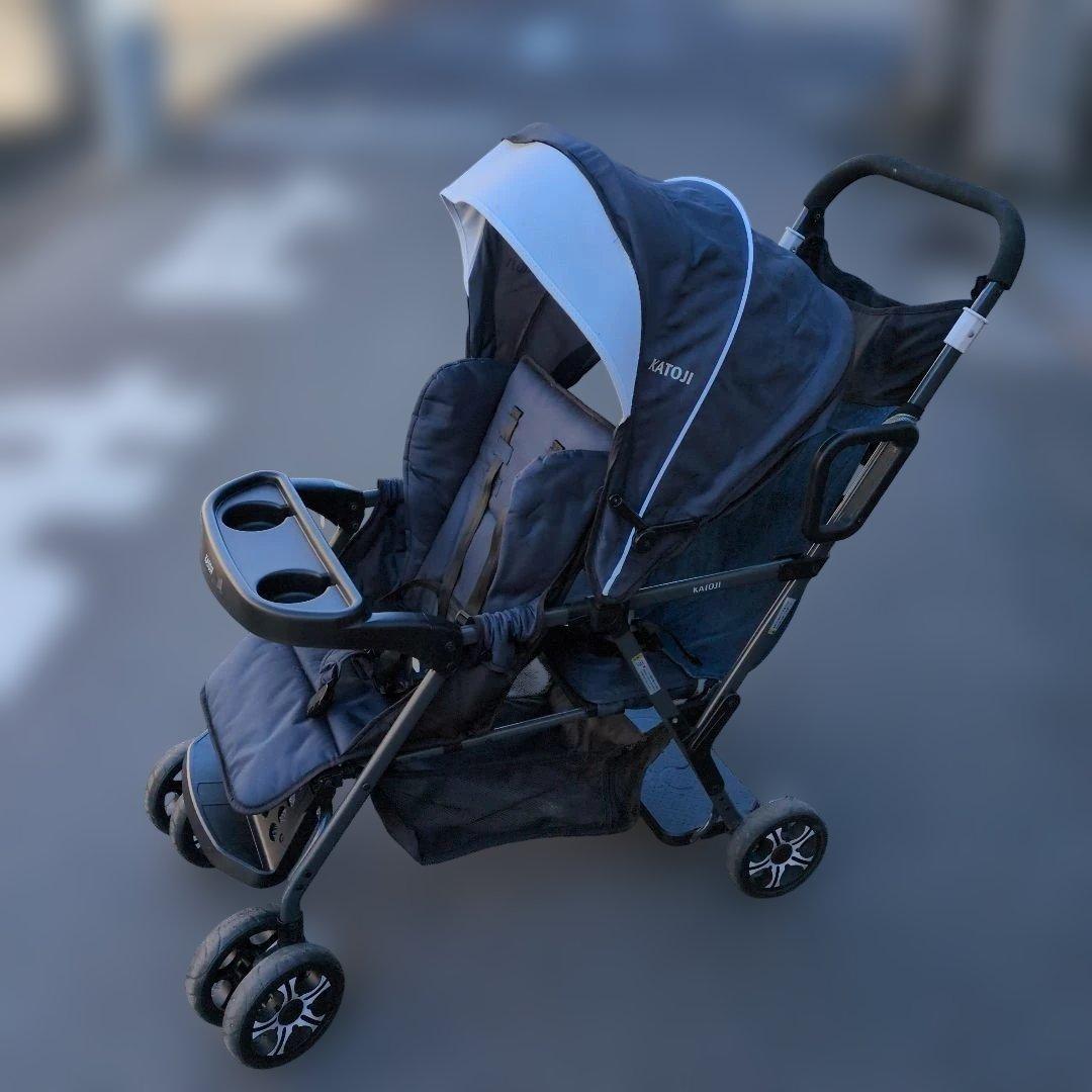 専用　 カトージ　KATOJI　二人乗りベビーカー　二人でゴー