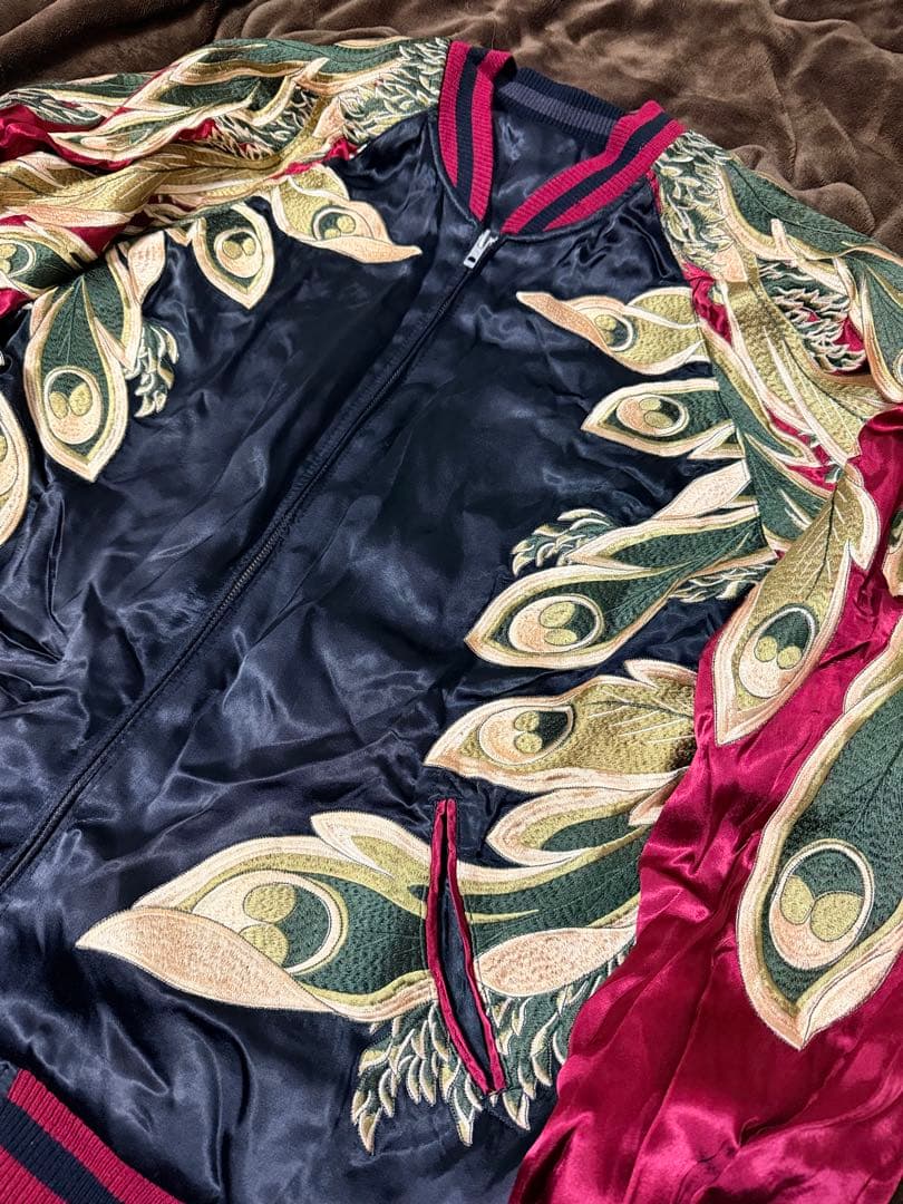 ２面用 Japanese フェニックス 日本限定 スカジャン vintage 珍