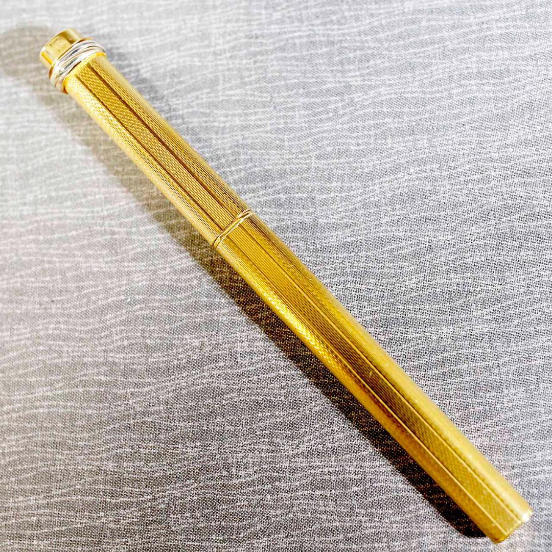 【美品 送料込み】カルティエ ボールペン トリニティ ゴールド プレート