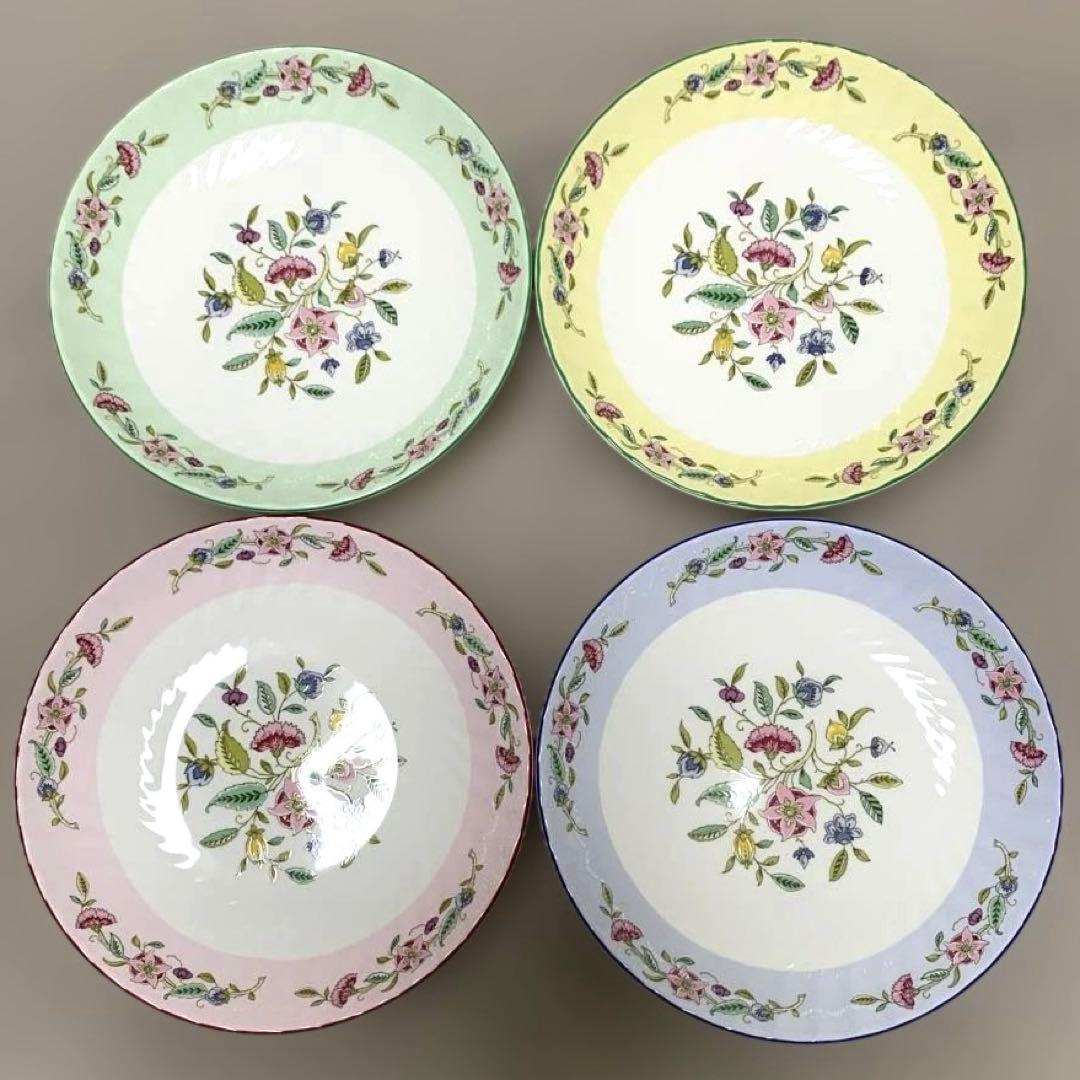 MINTON セレブレーション　パスタ・カレー皿4色セット