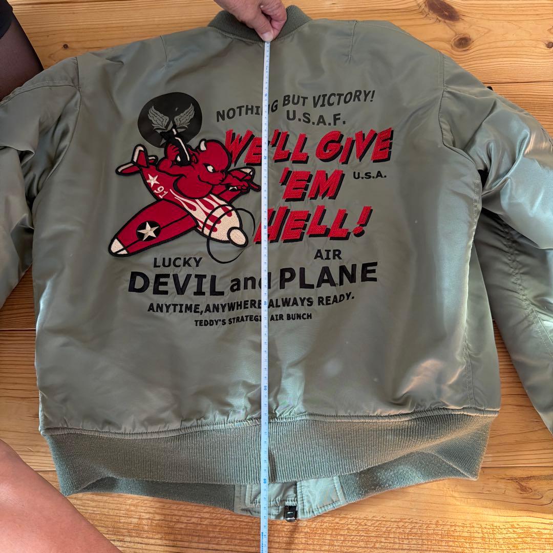 TED COMPANY　MA-1 フライトジャケット 前後刺繍　テッドマン　42