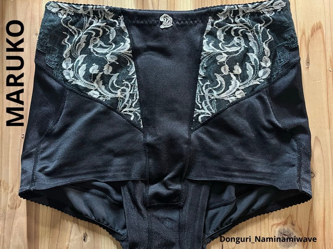 MARUKO リベルディーニュ ショートガードル ELサイズ　黒×グリーン限定