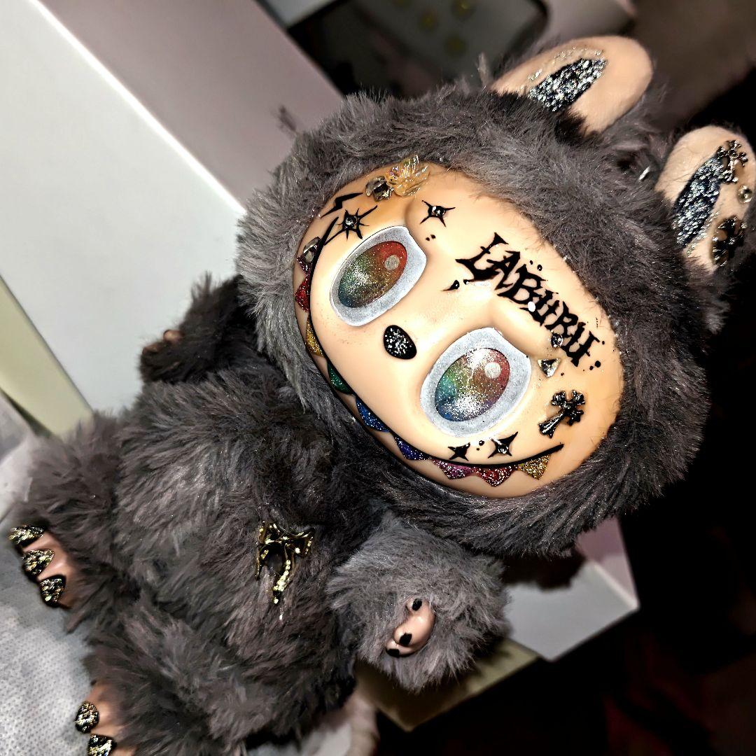 山*国様 正規品 LABUBUラブブ エナジー シークレットカスタムラブブデコ