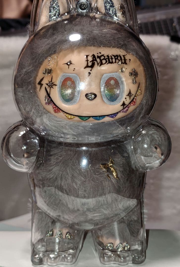 山*国様 正規品 LABUBUラブブ エナジー シークレットカスタムラブブデコ