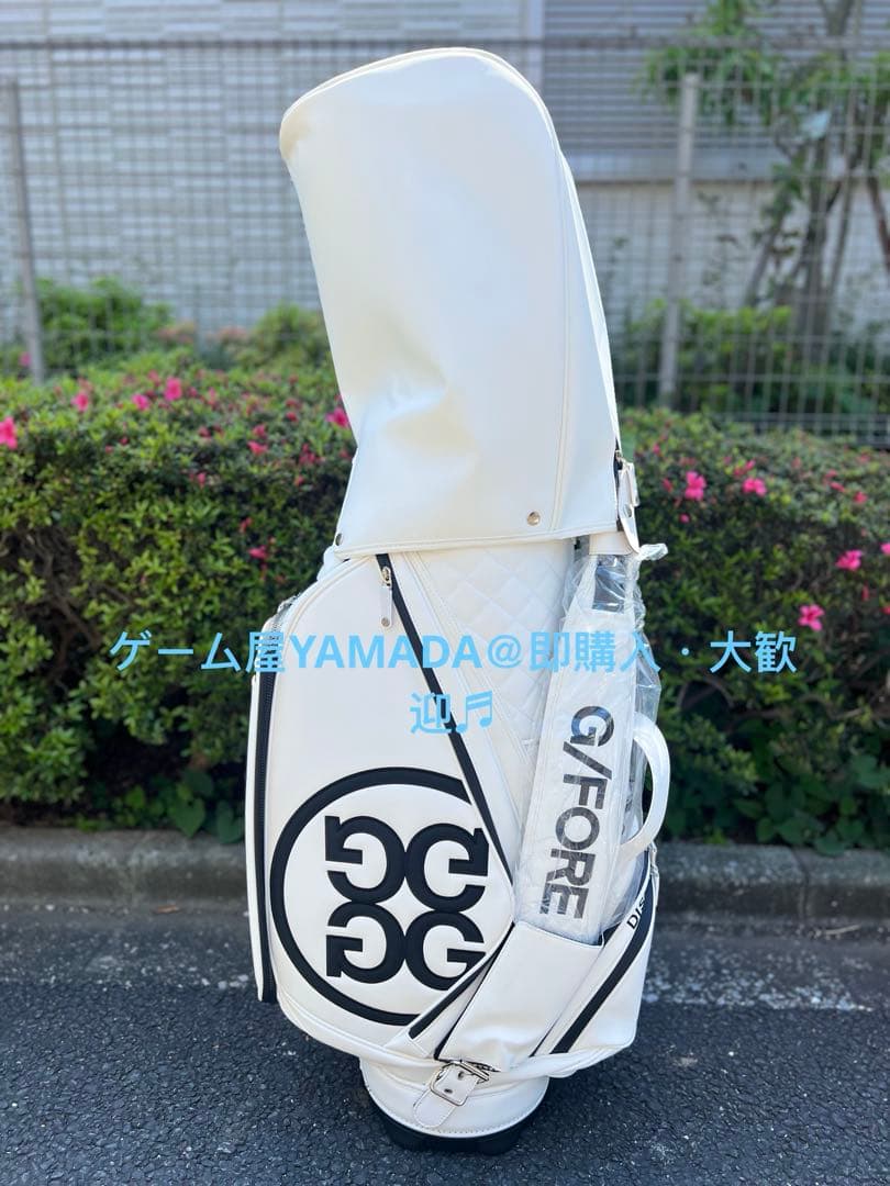 G/FORE ジーフォア ゴルフ キャディバッグ スタンド式 ホワイト 男女兼用