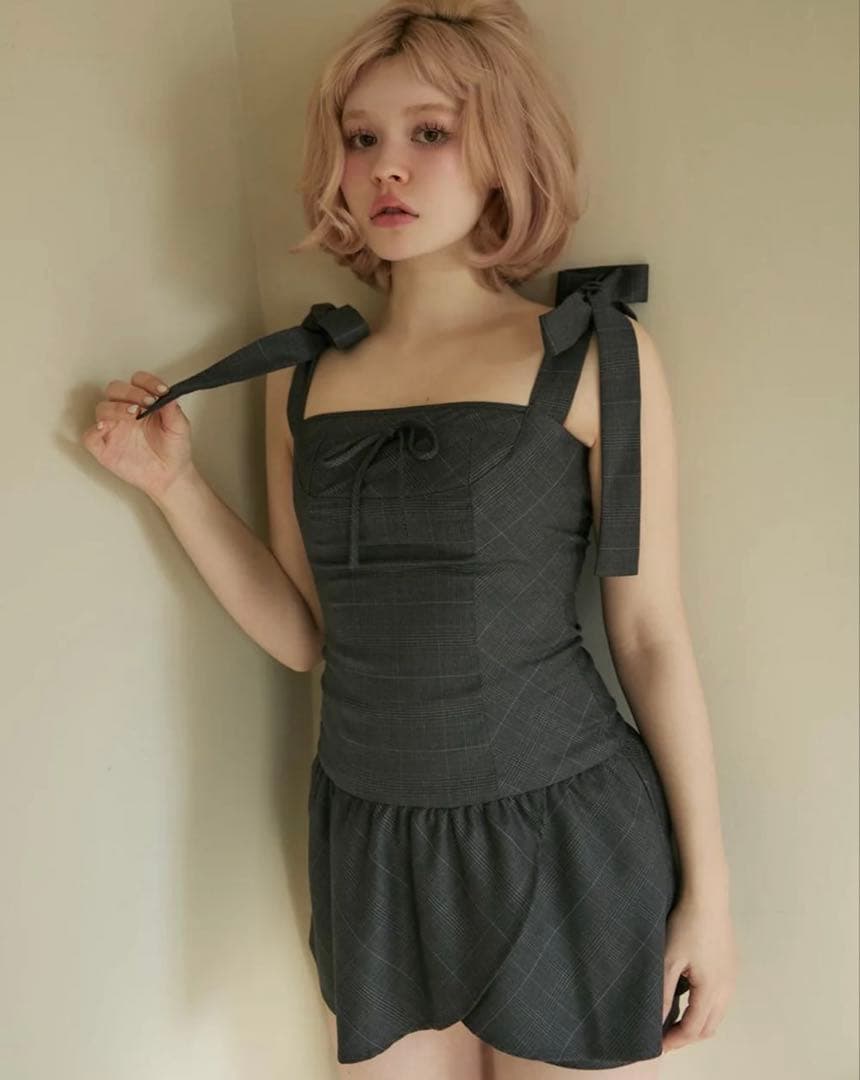 ワンピース andmary Rojina ribbon dress