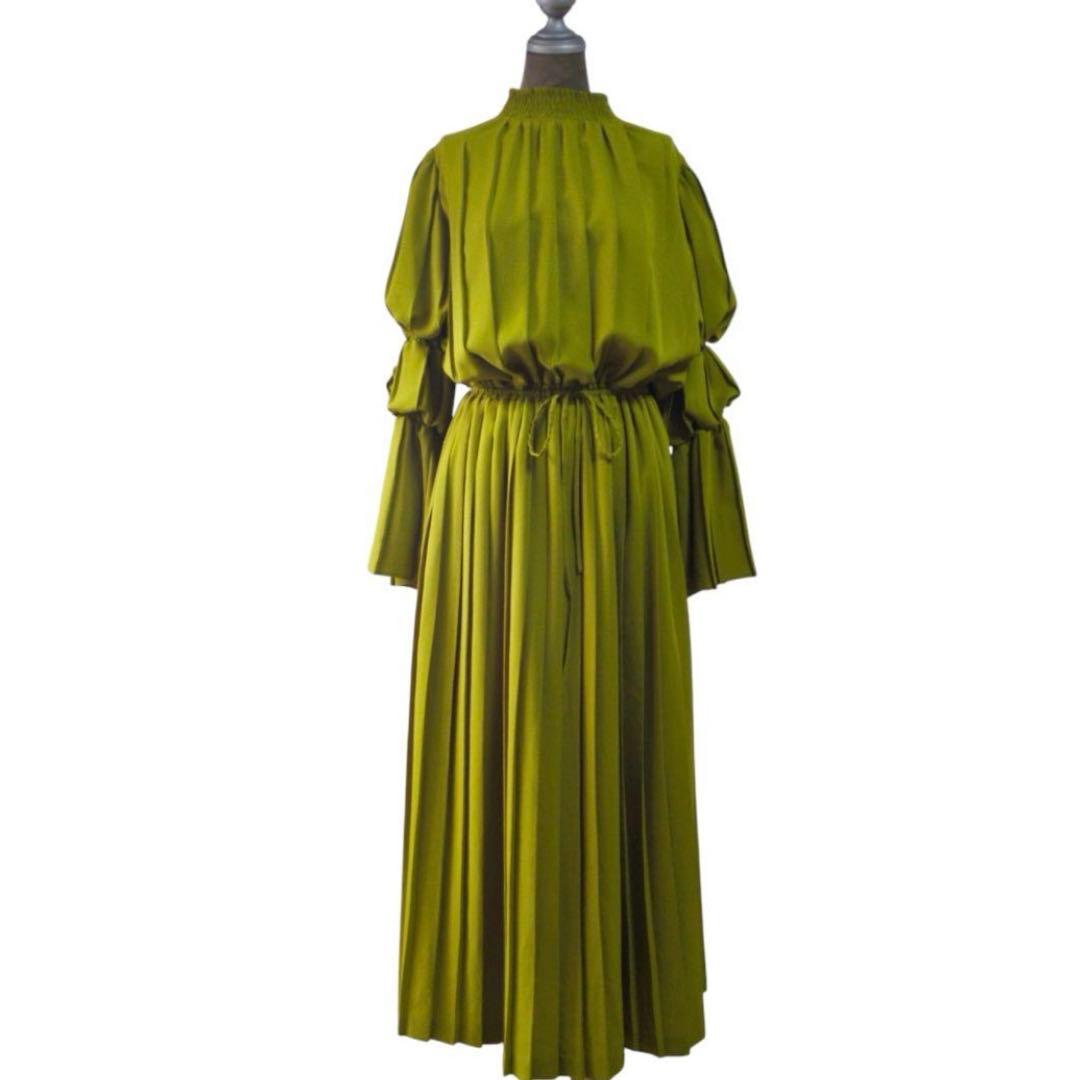 AMERI undressed 2way pleats dress ワンピース