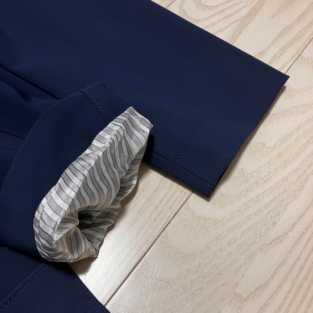 【美品】HUGO BOSS ネイビー ステンカラーコート ヒューゴボス　52