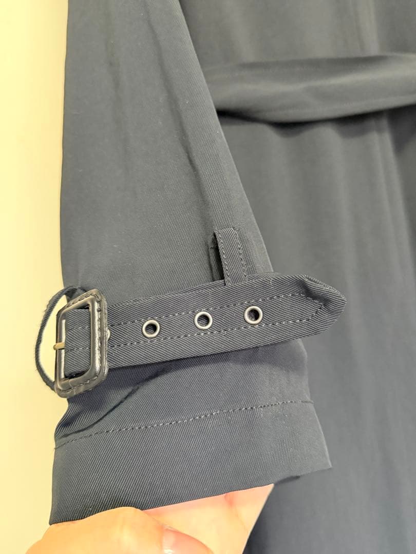 着用数回　ポロラルフローレン トレンチコート 黒 L