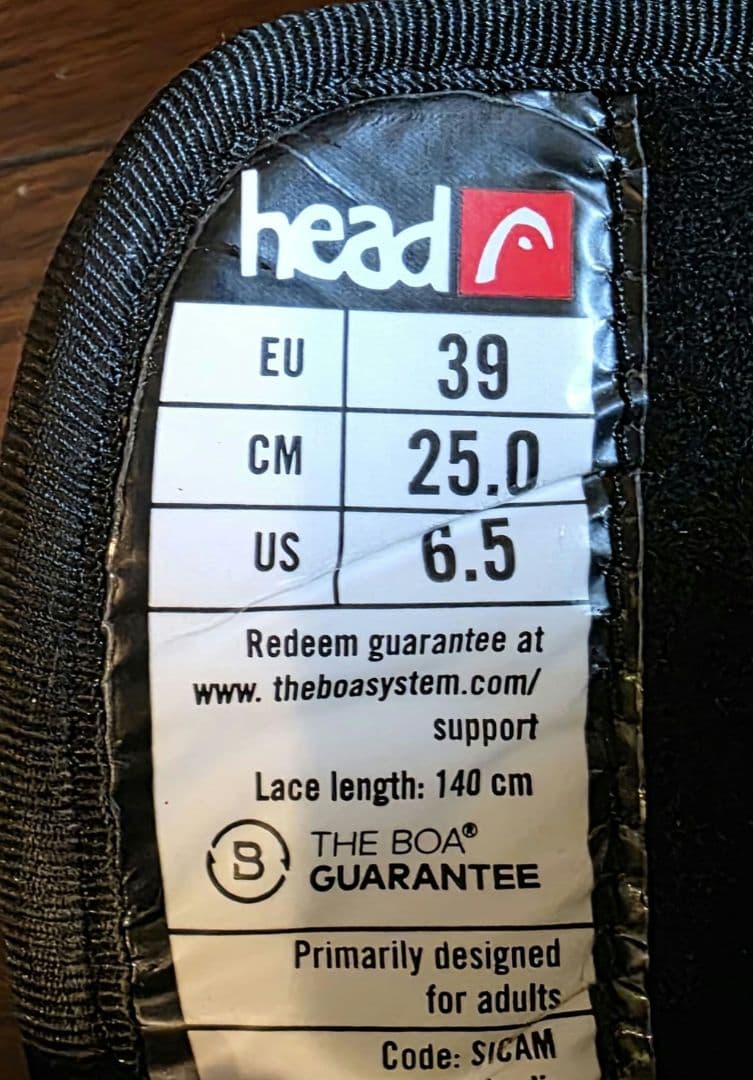 HEAD Pスノーボードブーツ ベージュ BOAシステム