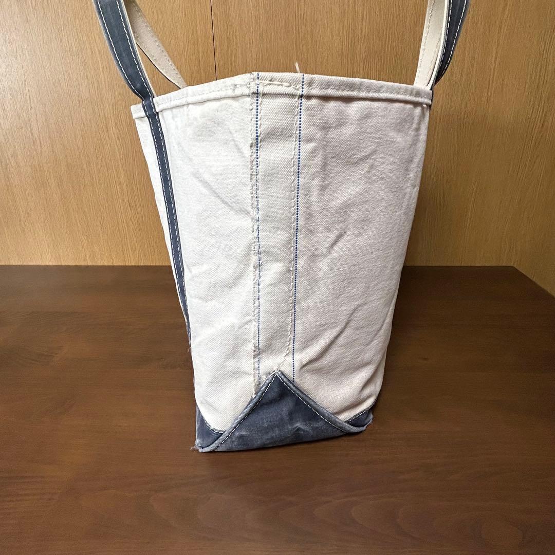 L Lビーントートバッグ　ネイビー　ラージ　80's