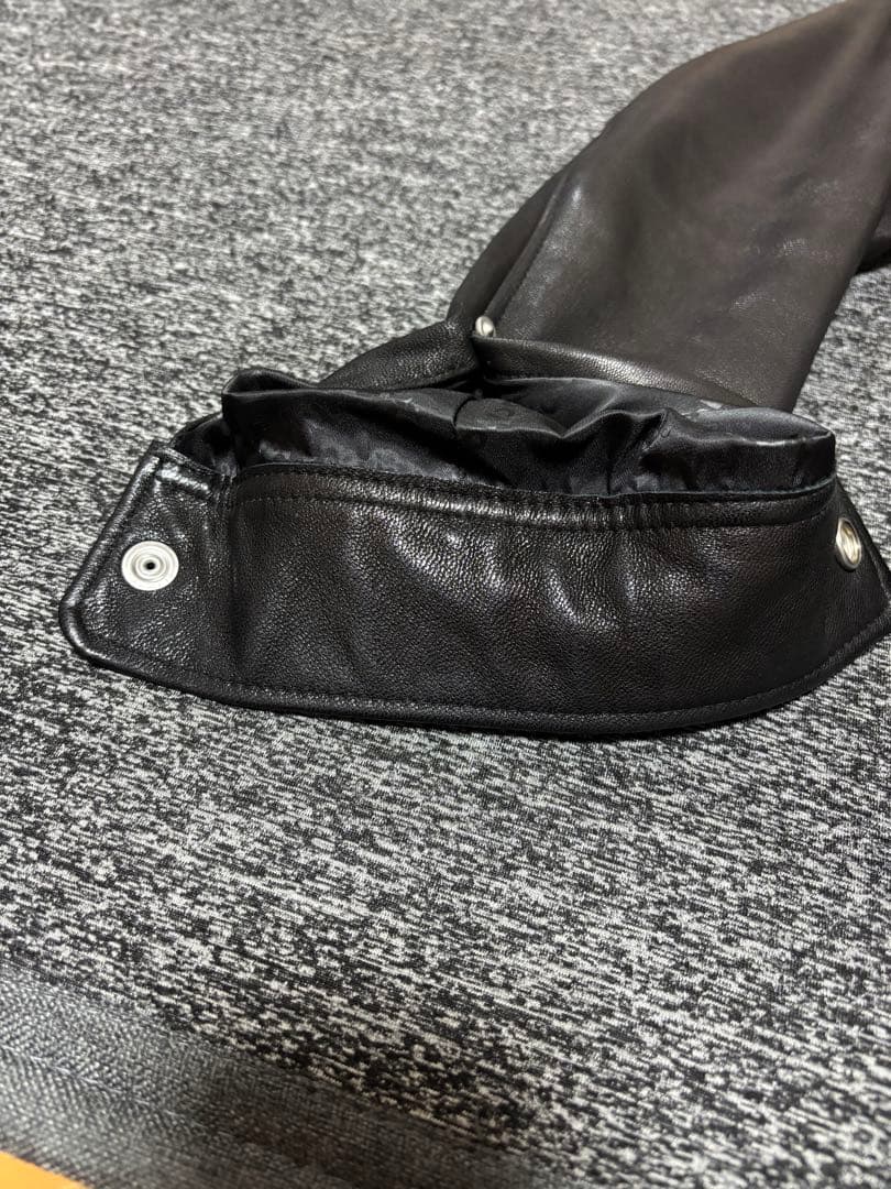 ※ウメ吉【美品】Schott No.3111028 ゴートレザー ブラック