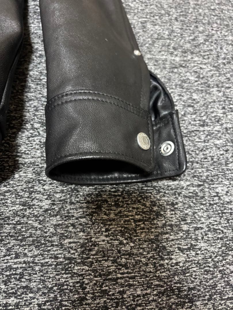 ※ウメ吉【美品】Schott No.3111028 ゴートレザー ブラック