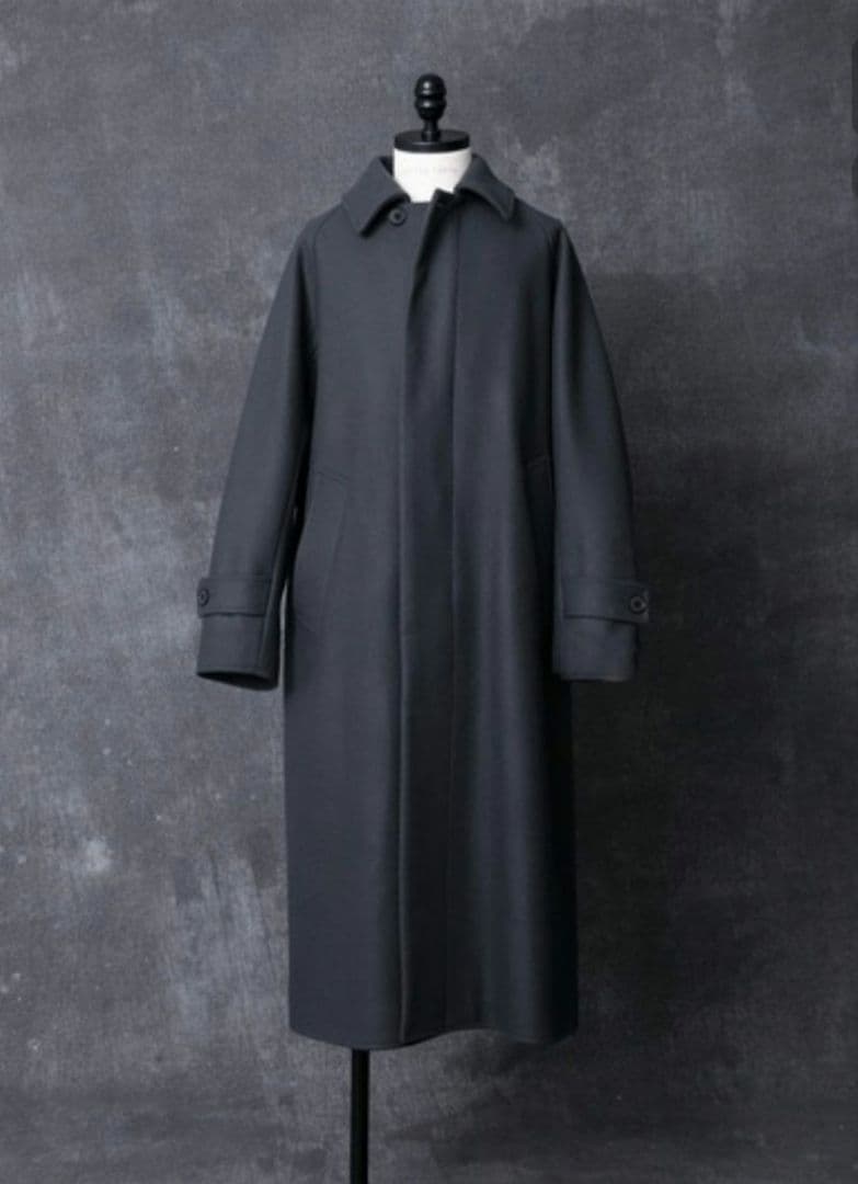 超撥水スーパー140Sステンカラーコート グレー　サイズ2