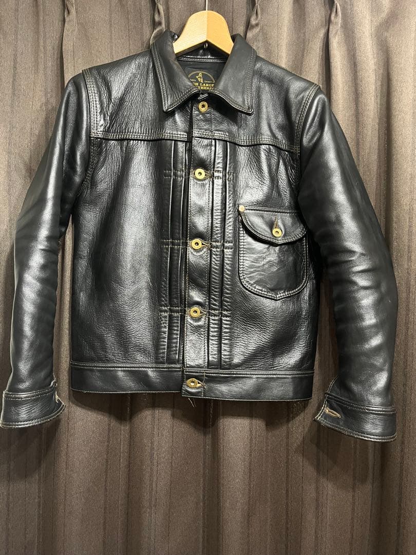 最終値下げ　売り切り　ハイラージレザーズ　ガスリー　馬革　本革レザージージャン型