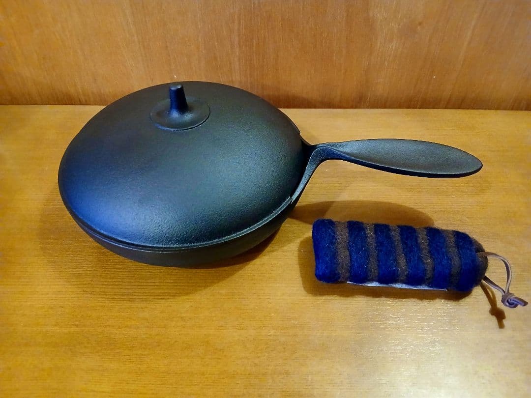 未使用品　南部鉄器 小笠原陸兆 ミニパン19㎝　ゆとりの空間　栗原はるみ