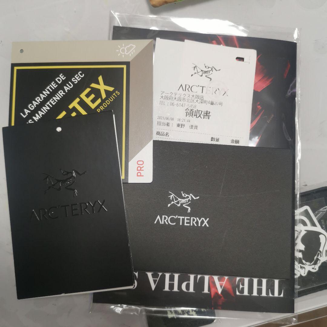 タグ有り　ARC'TERYX ALPHA SV JACKET 24K