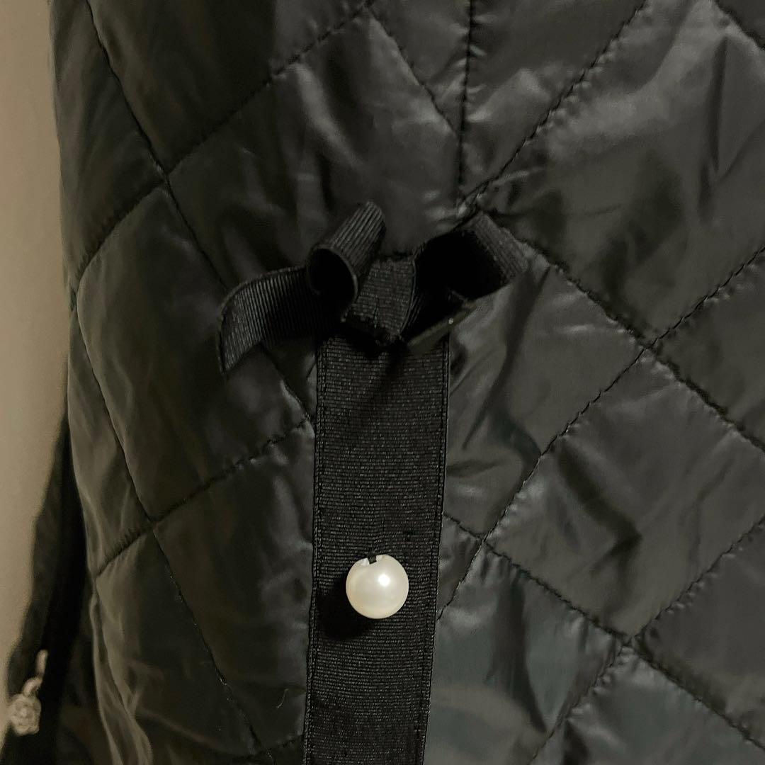 ★新品未使用 タグ付き M'S GRACY キルティングジレ ブラック 38 M