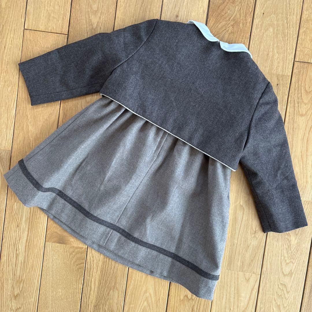 familiar ファミリア フォーマルワンピース 90cm アンサンブル