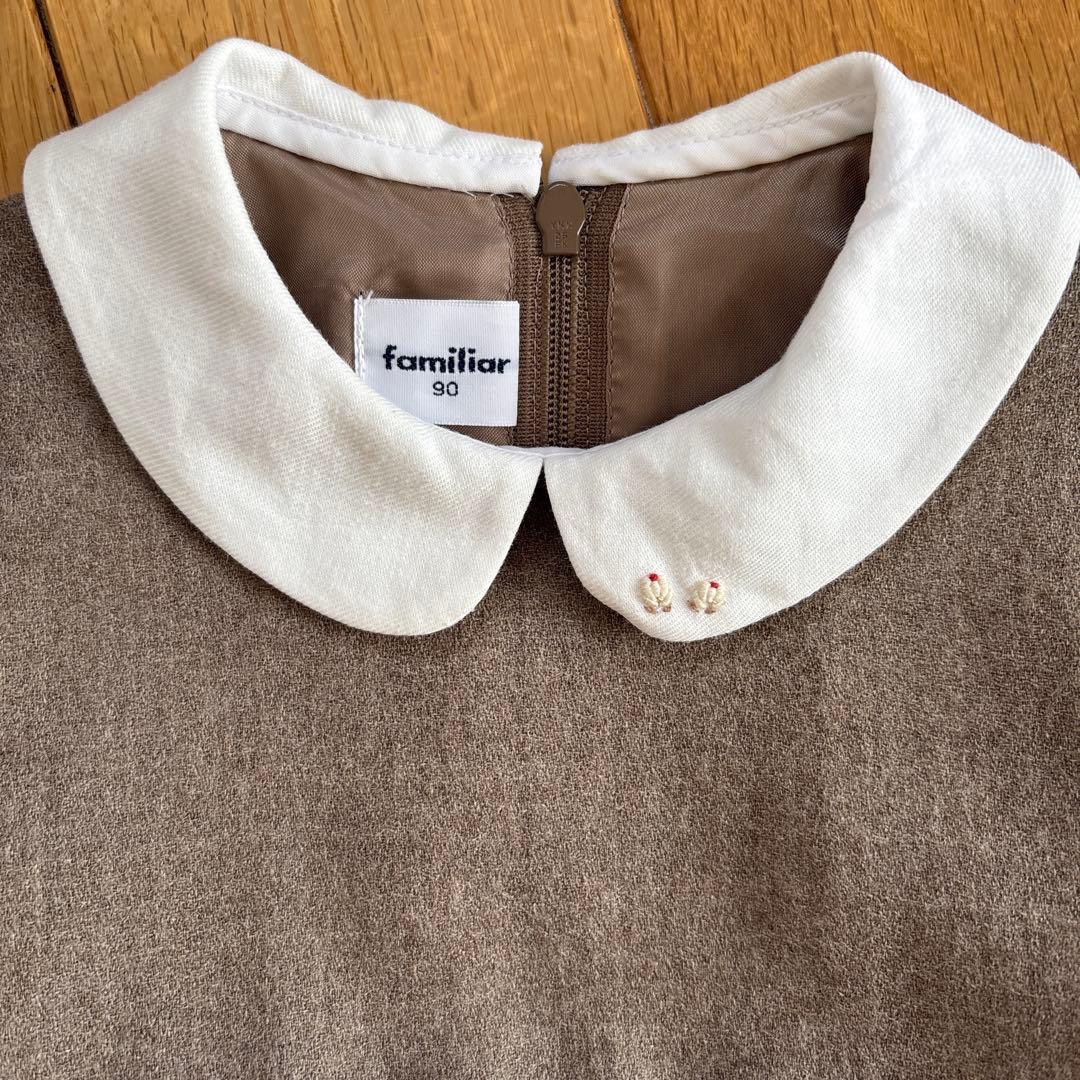 familiar ファミリア フォーマルワンピース 90cm アンサンブル