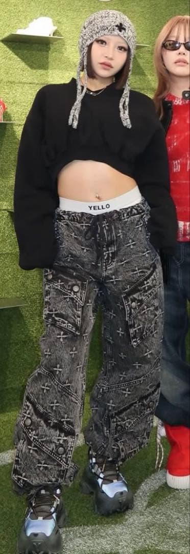 【新品未使用】SMFK ワイドカーゴパンツ コノリリ このみちゃん着用