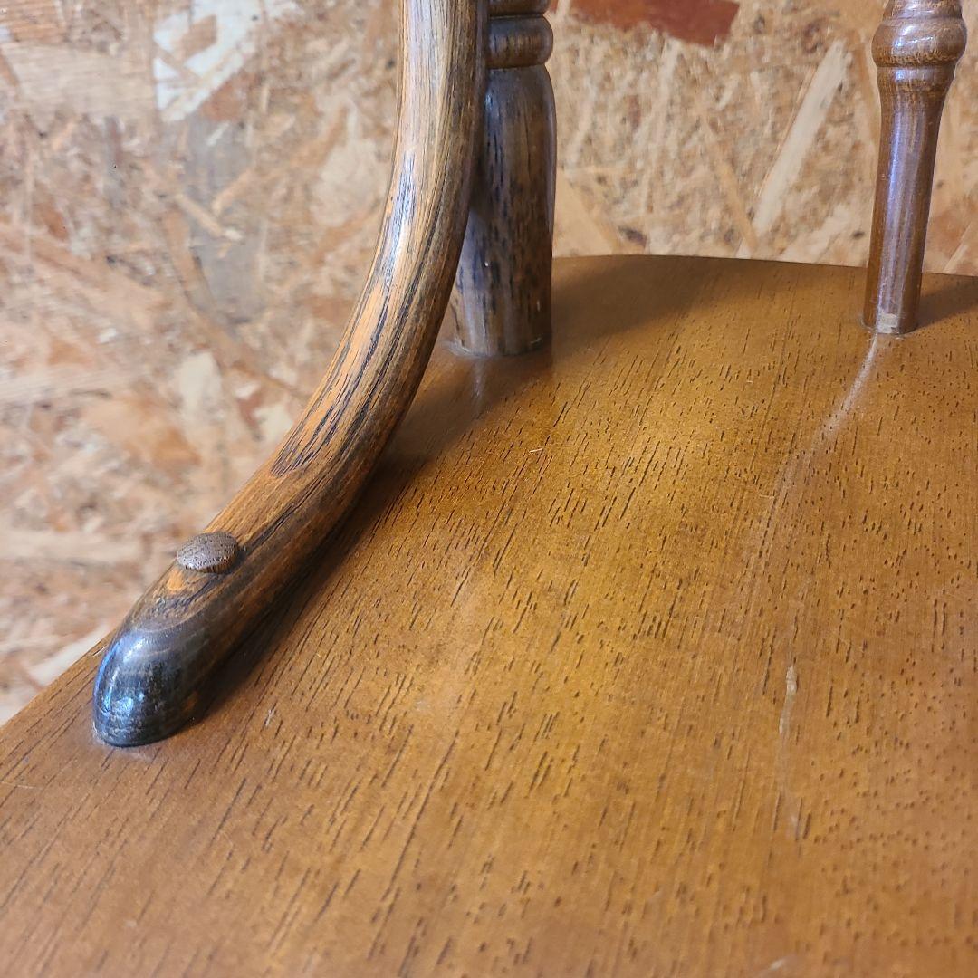 1 山善 椅子 アンティーク調 チェア　ウィンザーチェア