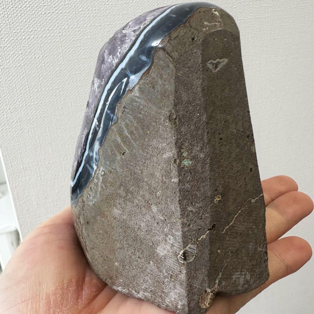 【金運】濃紫の煌めきウルグアイ産☆アメジストクラスターパワーストーンA1052