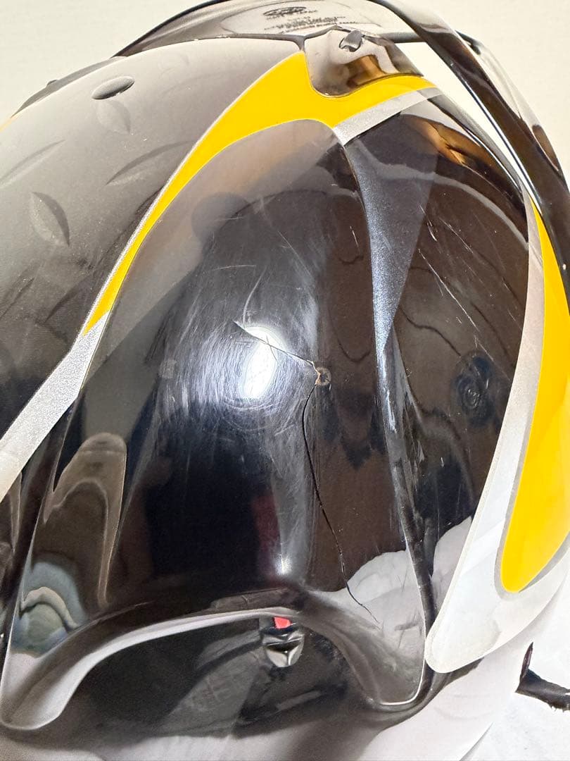 Arai アライ　ツアークロス2ラスター　ブラック／イエロー　Mサイズ57～58