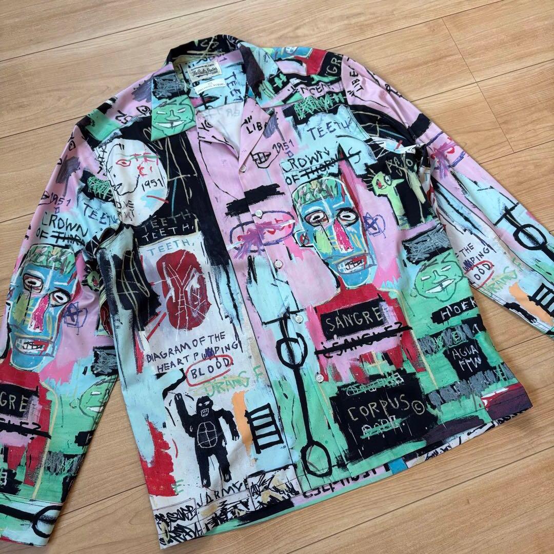 WACKO MARIA バスキア　長袖　シャツ　basquiat