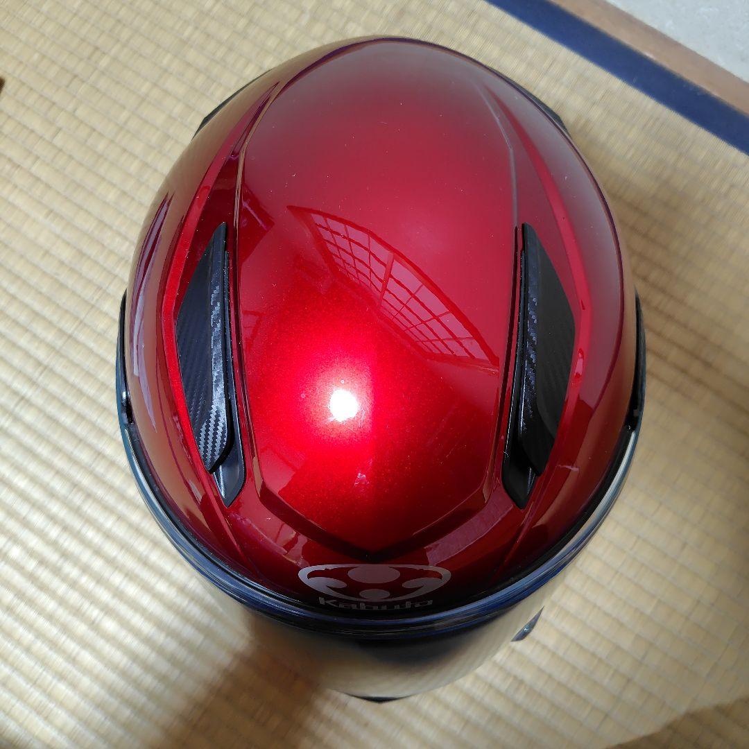 OGK KABUTO RYUKI シャイニーレッド Lサイズ ピンロック付き