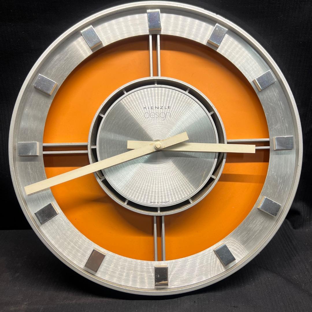 〇Kc右1038 ビンテージ 掛時計 KIENZLE design ドイツ製