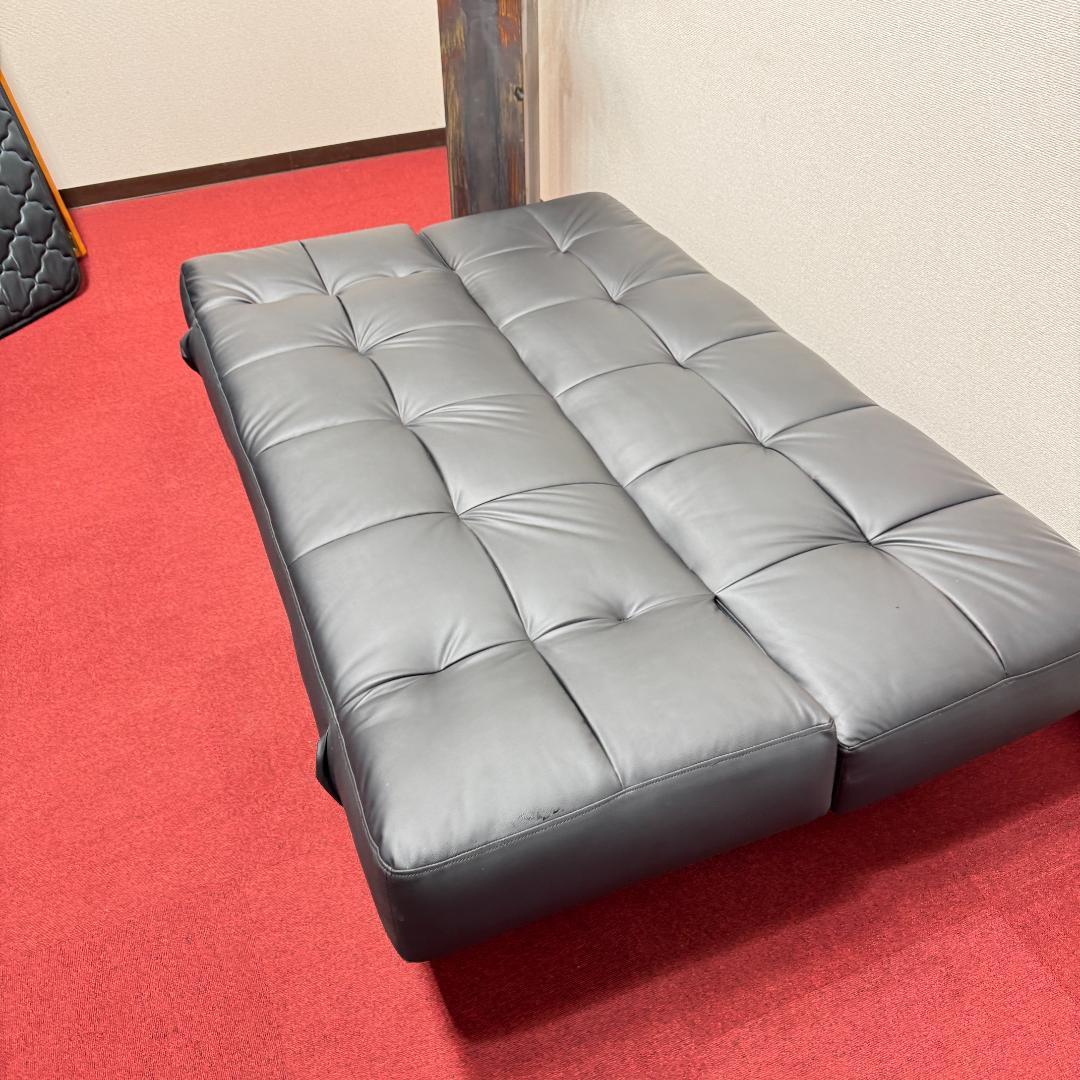 東京23区送料無料　超美品ニトリ ソファベッド Nシールド マークスAM 合皮