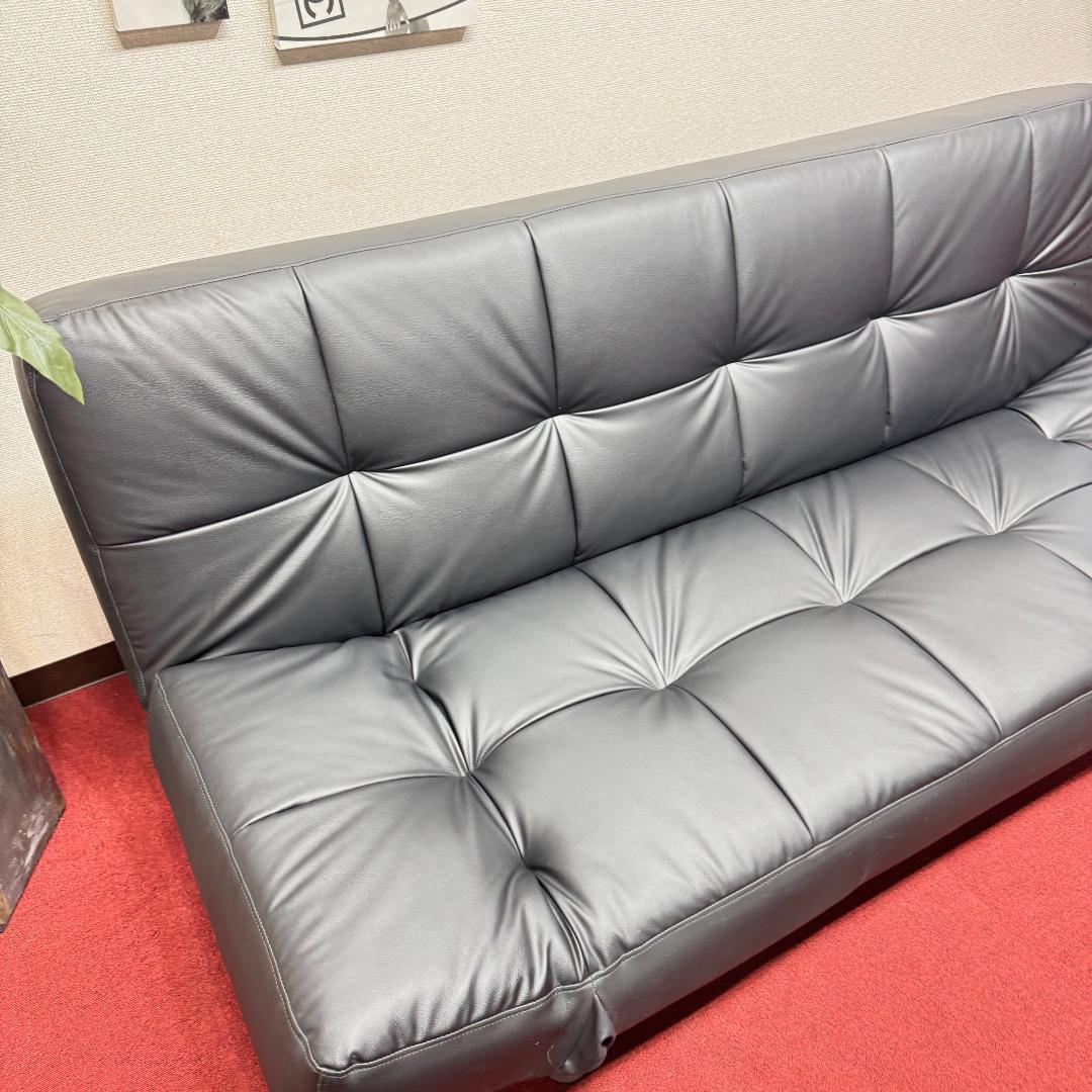 東京23区送料無料　超美品ニトリ ソファベッド Nシールド マークスAM 合皮