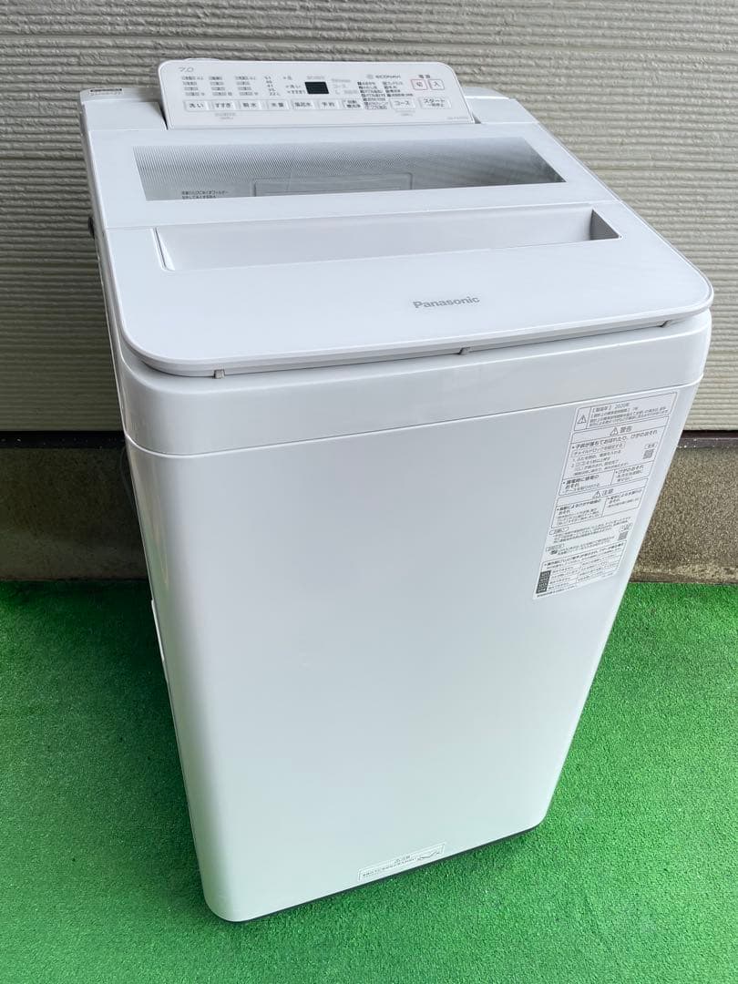 802 パナソニック 7kg洗濯機 エコナビ インバーター パワフル滝洗い搭載