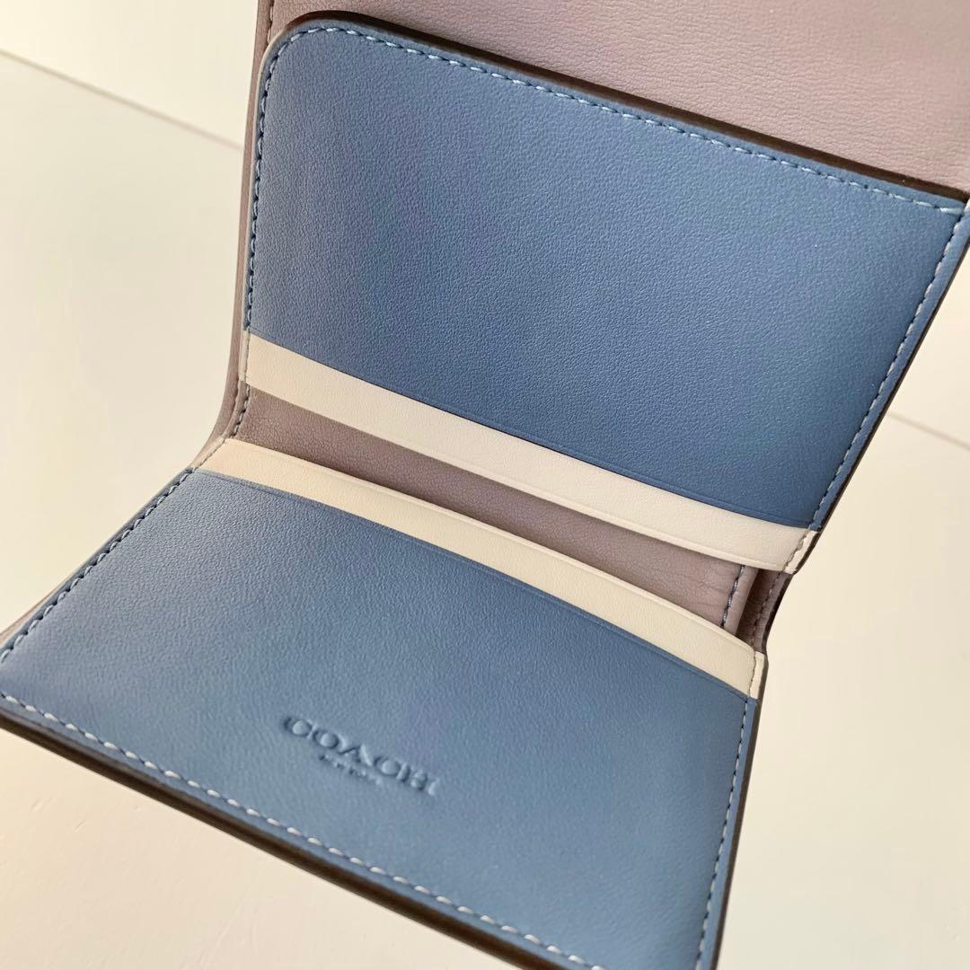 【COACH】コーチ　カードホルダーウォレット　コンパクトウォレット　新品