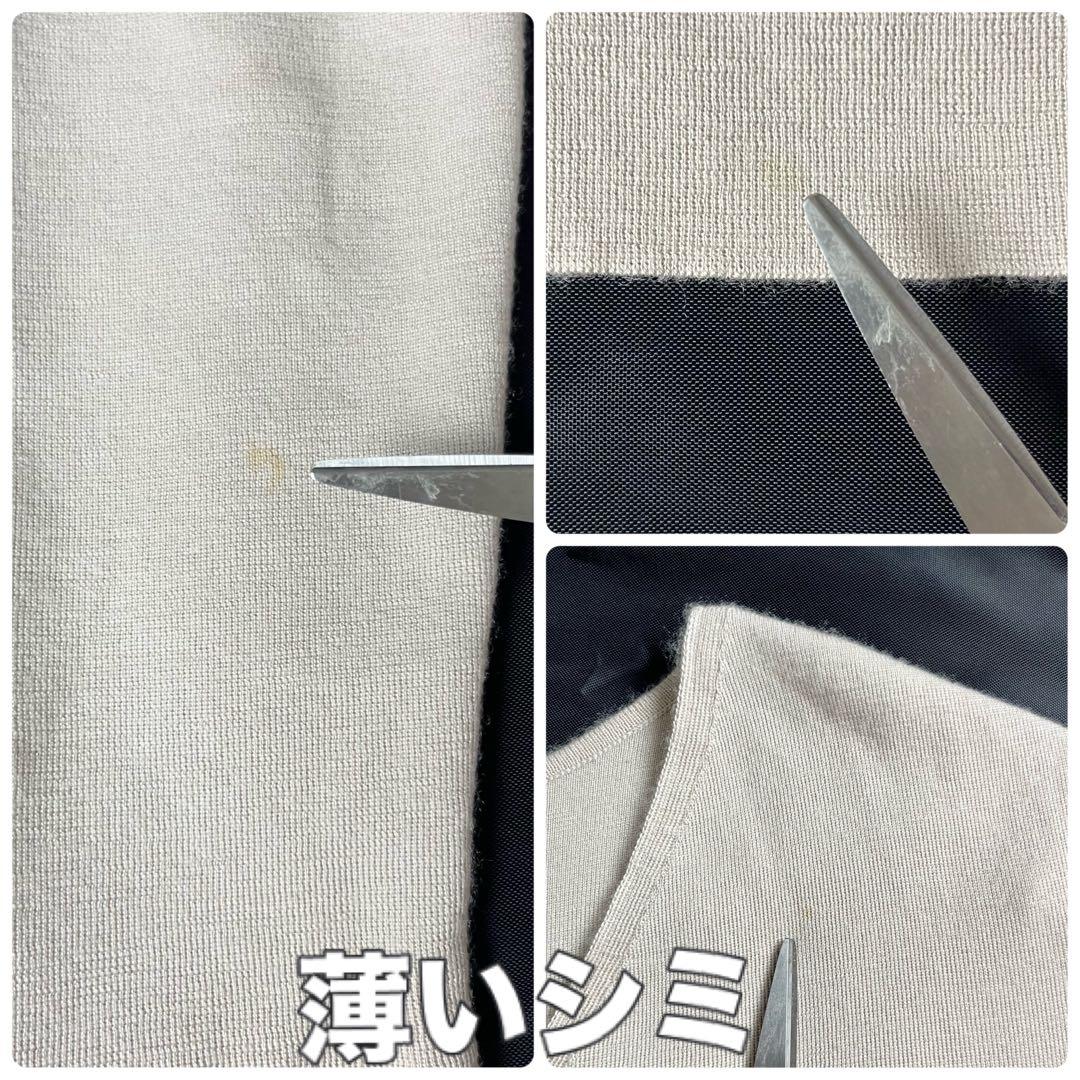 フォクシー カシミヤ カシミア シルク ニット セーター レース袖 ベージュ M