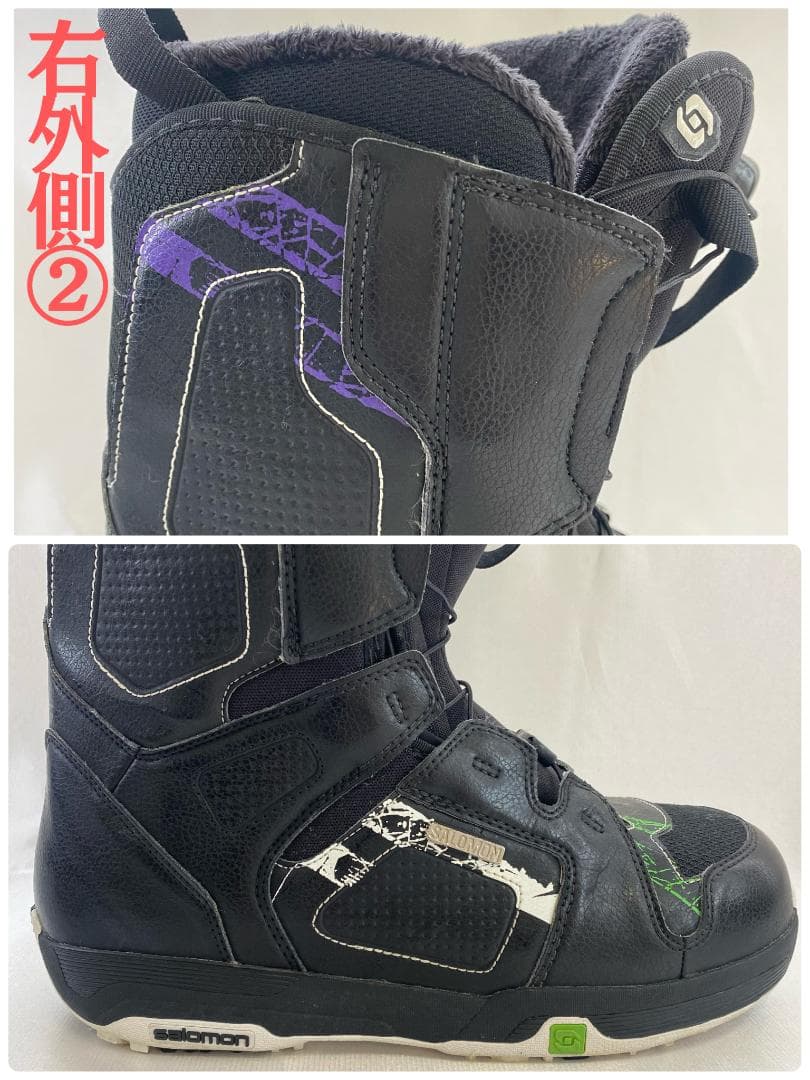 サロモン SALOMON FACTION スノーボードブーツ 27cm ブラック