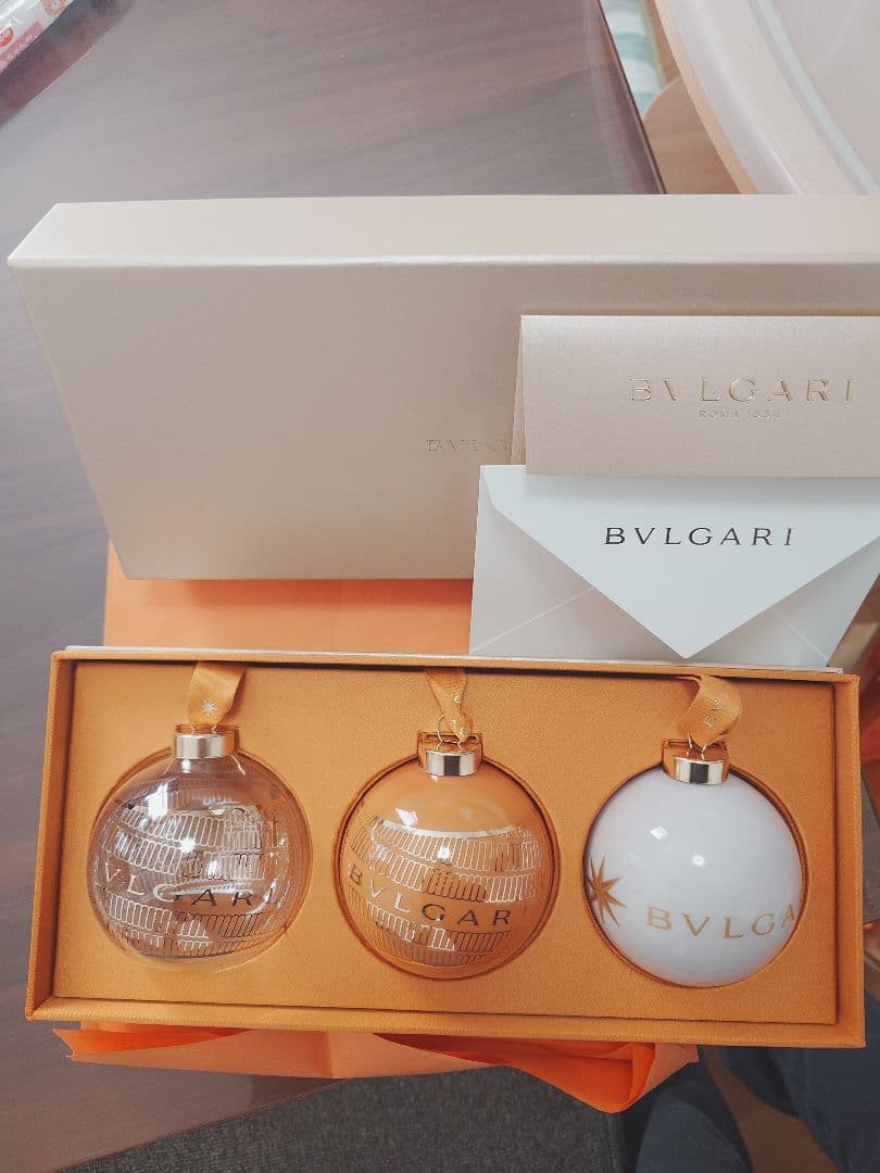 新品未使用 BVLGARI オーナメント 3個セット上位顧客のみ手に入る限定生産