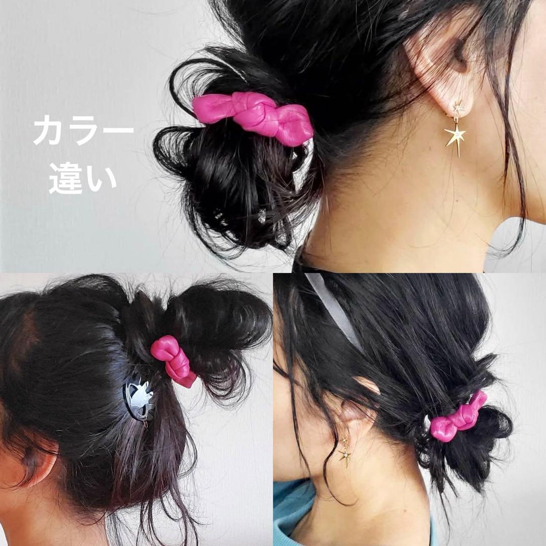 THE HAIR BAR TOKYO♡レザースモールノットポニー♡