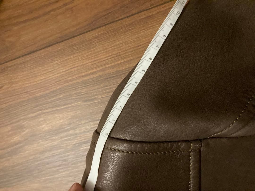 ぱ*ち様 名作 ラルフローレン レザージャケット ブラウン ラムレザー L